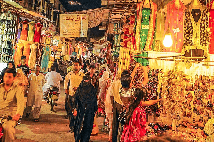 Anarkali Bazaar in Lahore